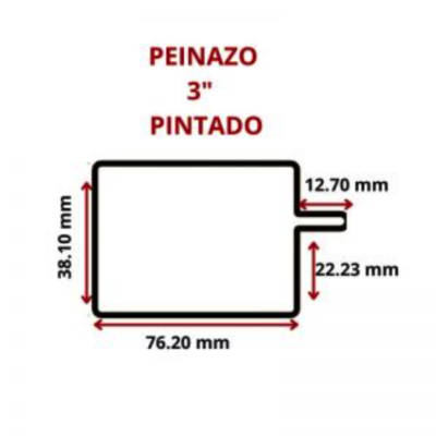 PEINAZO PINTADO 3 76.2 MM